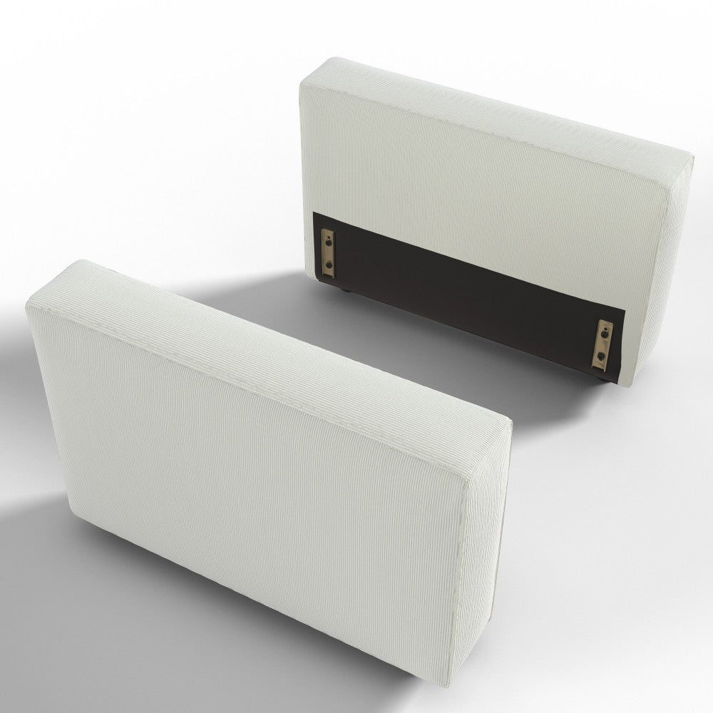 Ainfox Module Sofa Oversized Sectional Sofa Armrest Beige For Living Room