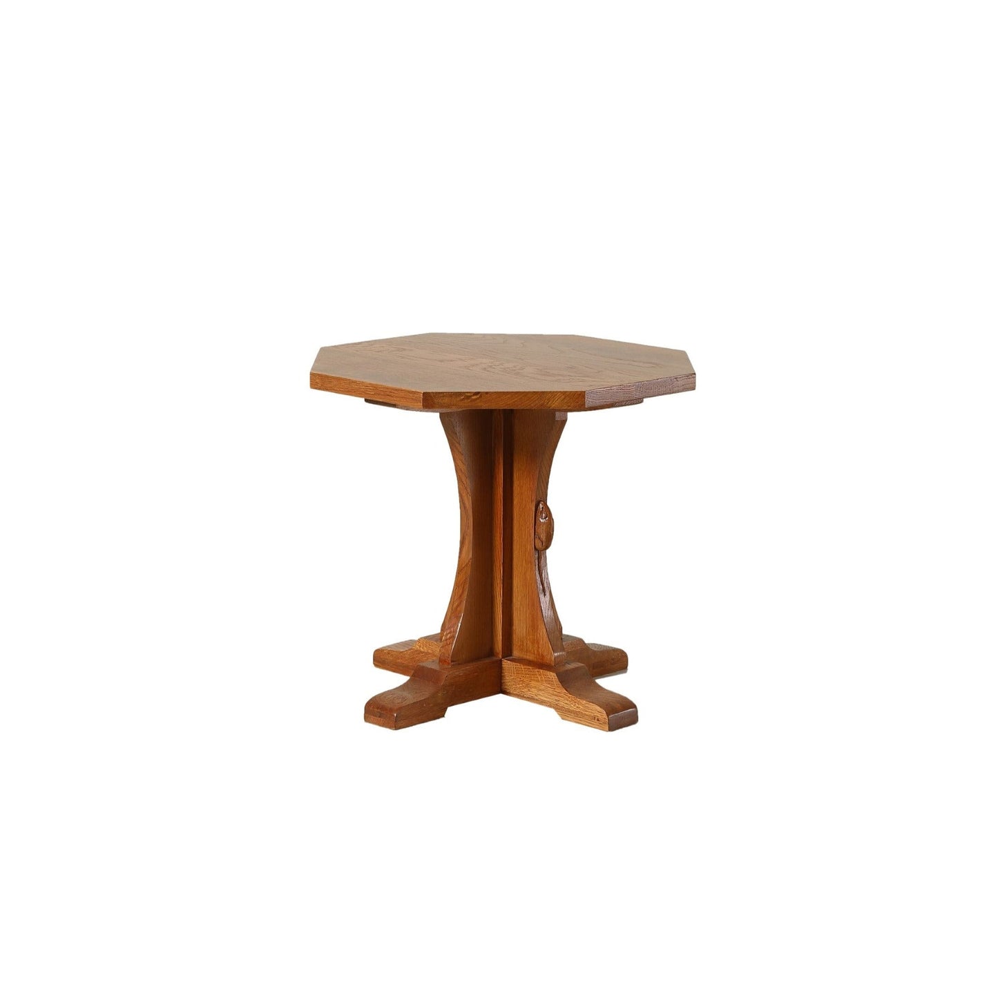 Mission Solid Oak Mouse Detail End Table