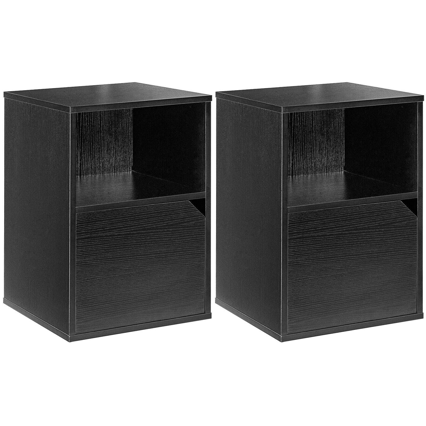 Set of 2 Nightstands Side End Table for Living Room