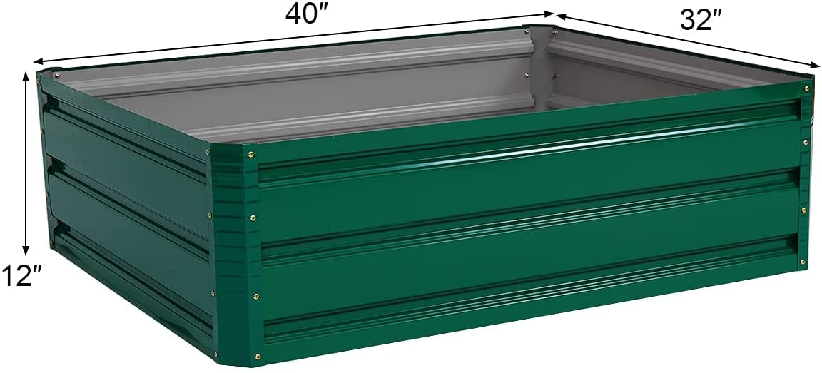 47.5 Inch Patio Raised Garden Bed Vegetable Flower Planter
