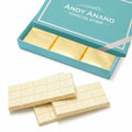 Andy Anand Sugar-Free 60% Cacao Belgian White Chocolate Bars, 3 pc – Stevia Sweetened, Keto & Diabetic-Friendly, Birthday & Holiday Gift