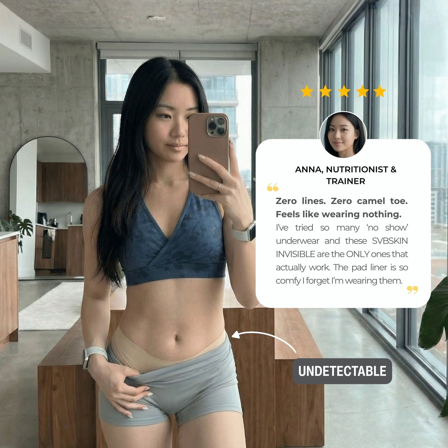 INVISIBLE Thong - Seamless Camel Toe-Proof
