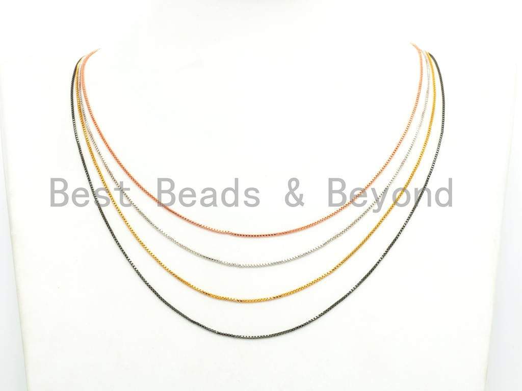 Sliding Adjustable Continuous Necklace Chain, 24"/32,Sku#P44