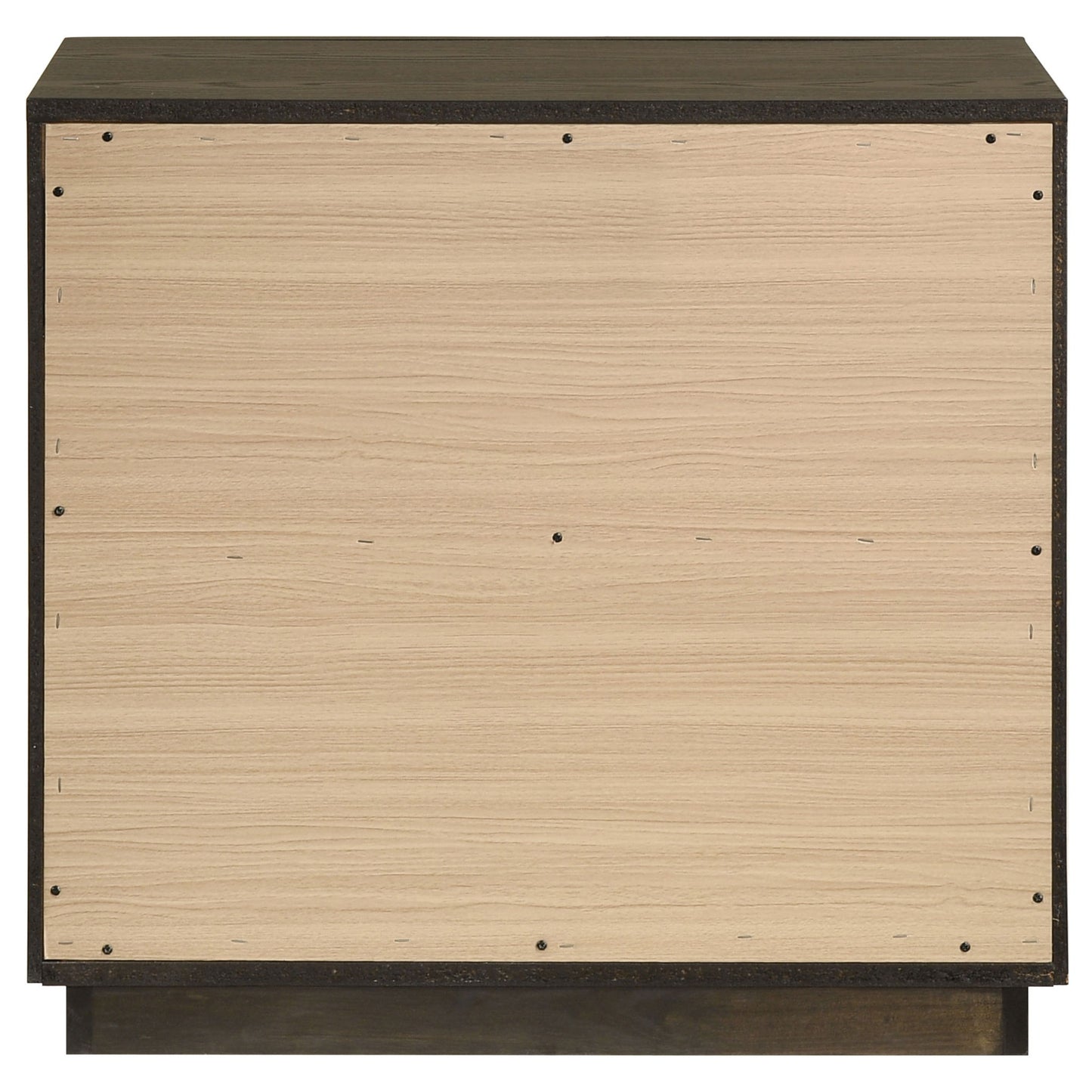 Atlas 2-drawer Bedroom Nightstand Bedside Table Dark Oak