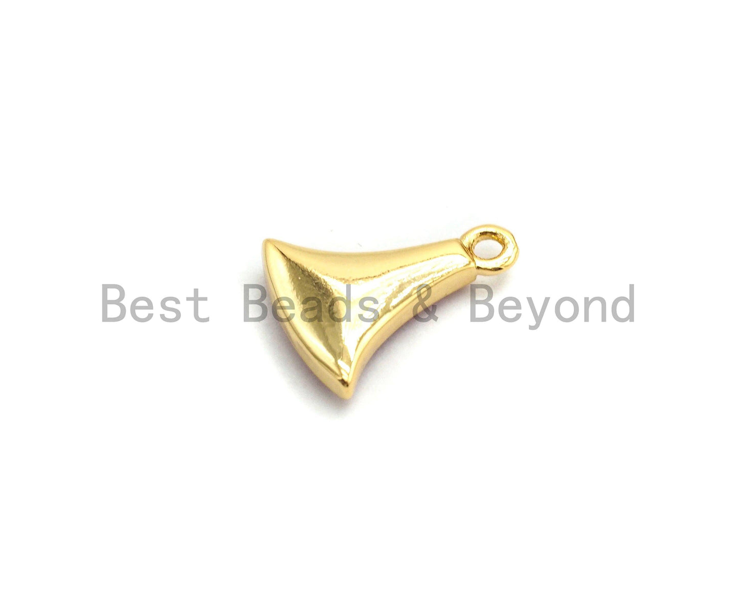 100% Natural Pink Shell Fan-Shaped Pendant with Gold/Silver Plating,Fuchsia Pink Charm/ Pendant, Natural Shell Charm, 9x12mm,SKU#Z303