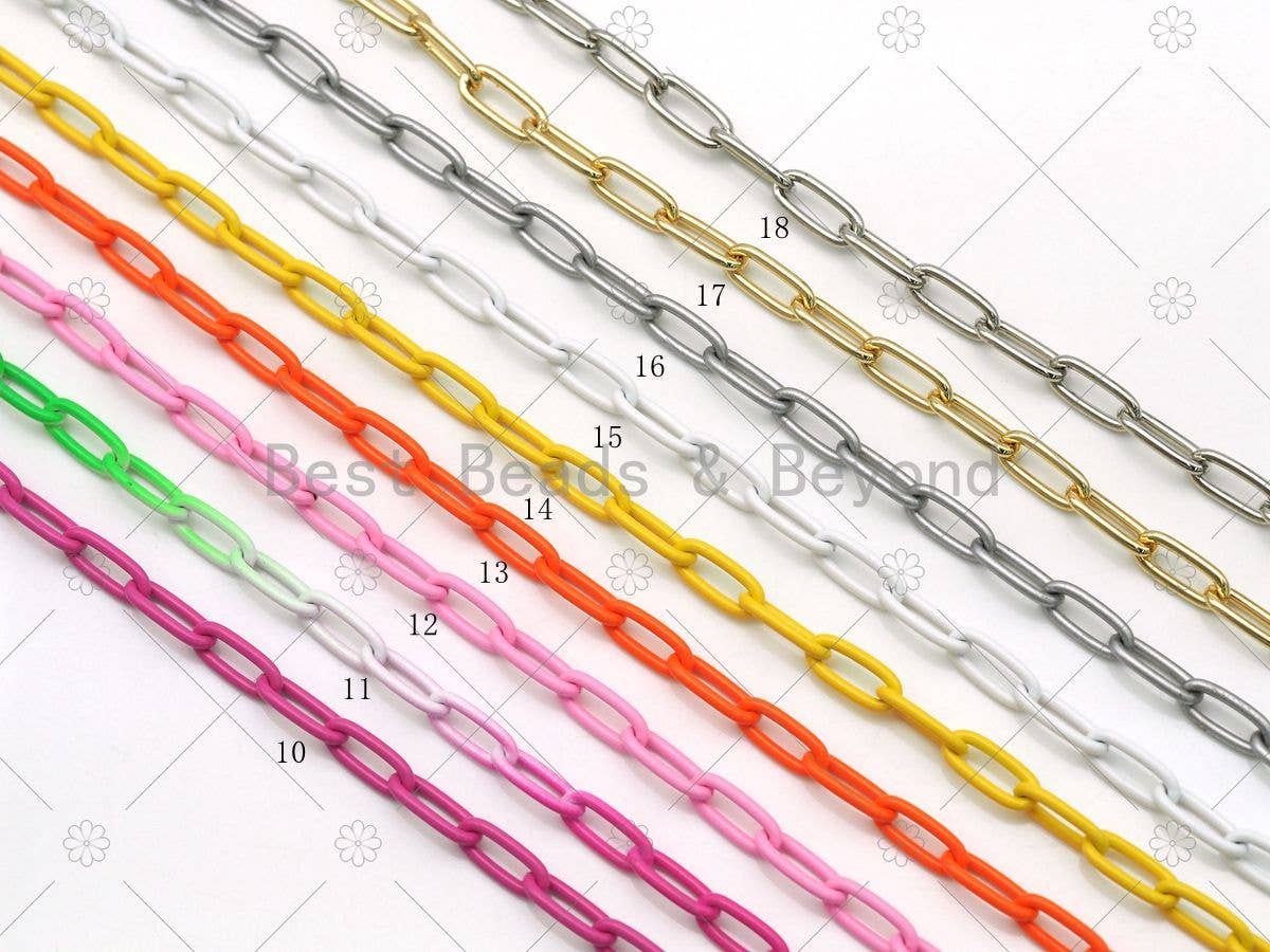 1 yard Thick Oval link chain, Wholesale Chain, Enamel Chain, sku#FH184