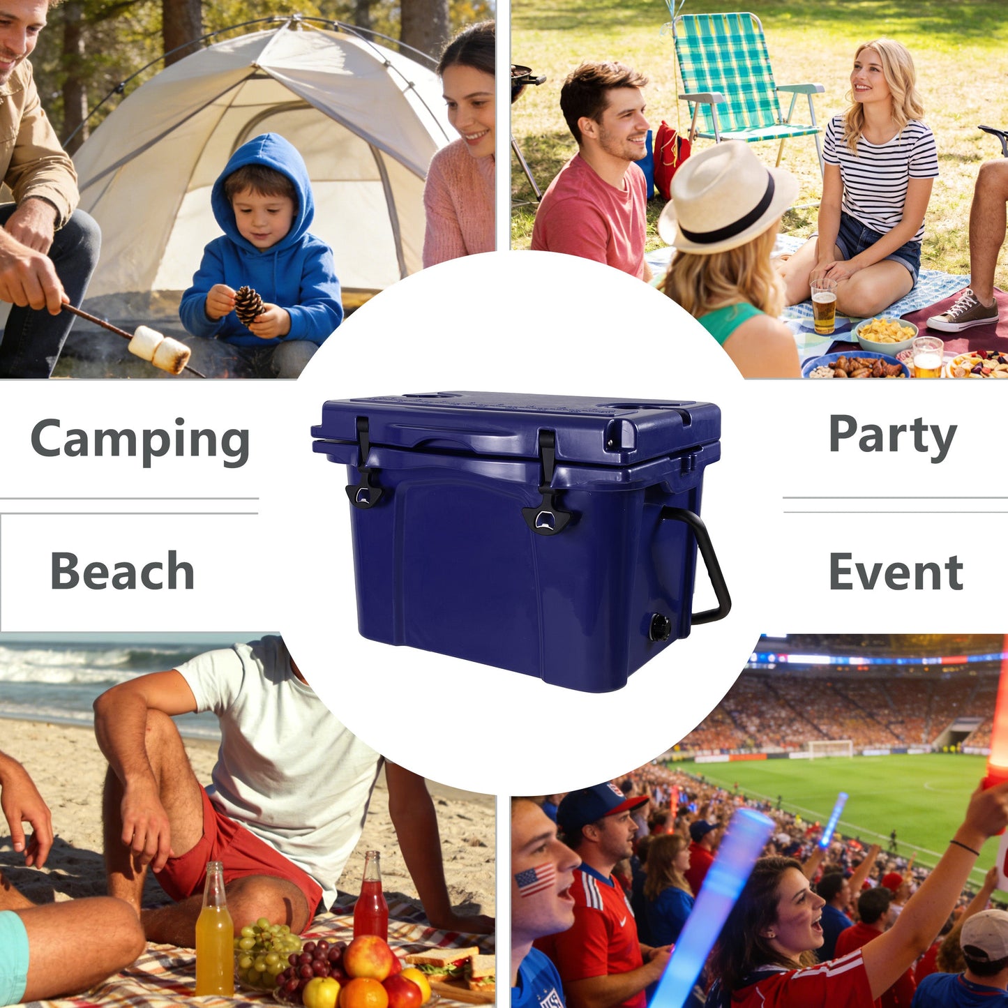 25QT Portable Insulated Cooler