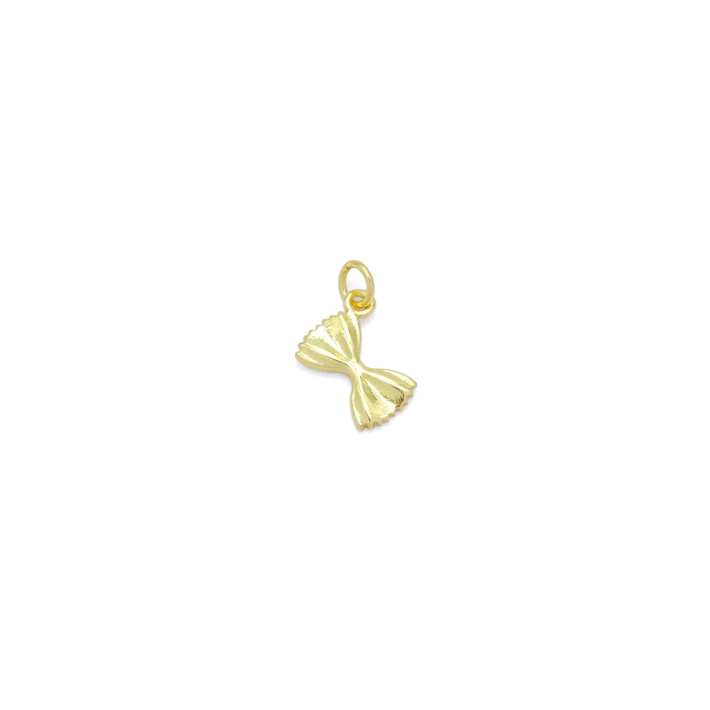Gold Bow knot Charm Pendant, Sku#LK1018