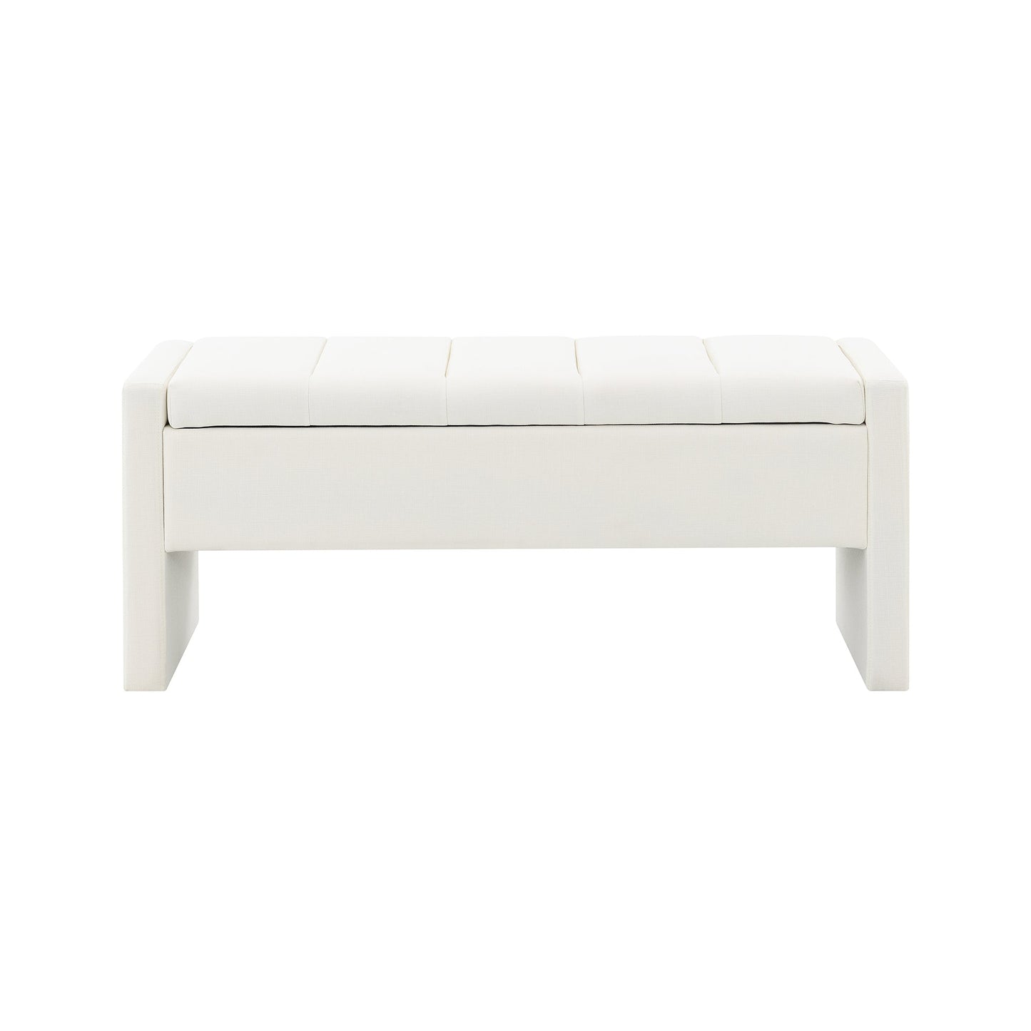 Modern Bed End Bench with Storage
