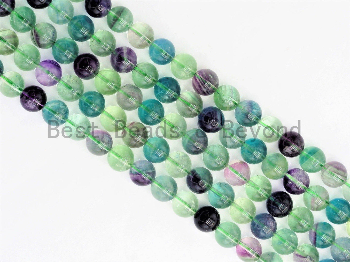 Natural Rainbow Fluorite beads, High Quality Intense Color Round Smooth 6mm/8mm/10mm/12mm, Fluorite Beads, 15.5inch strand, SKU#U337