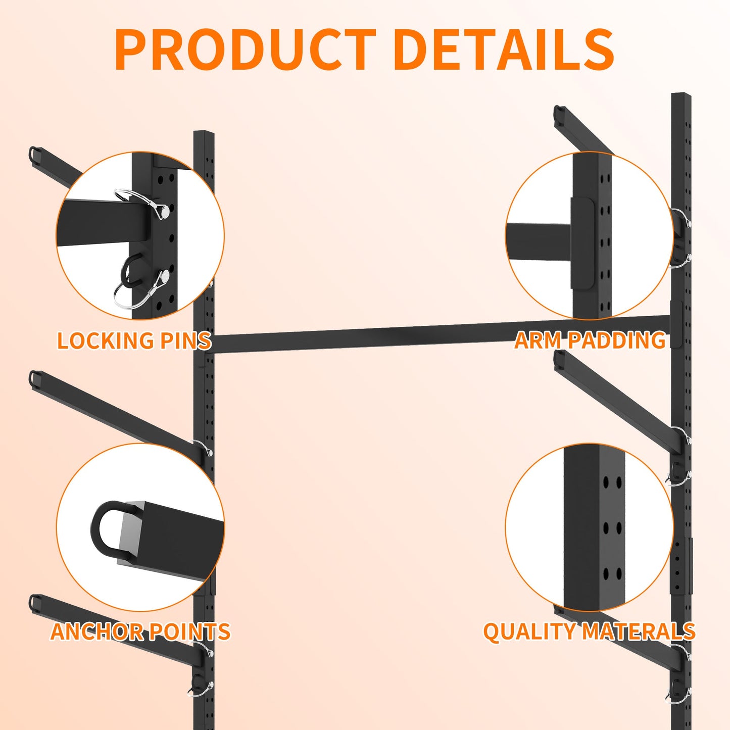 80''H Freestanding Kayak Storage Rack