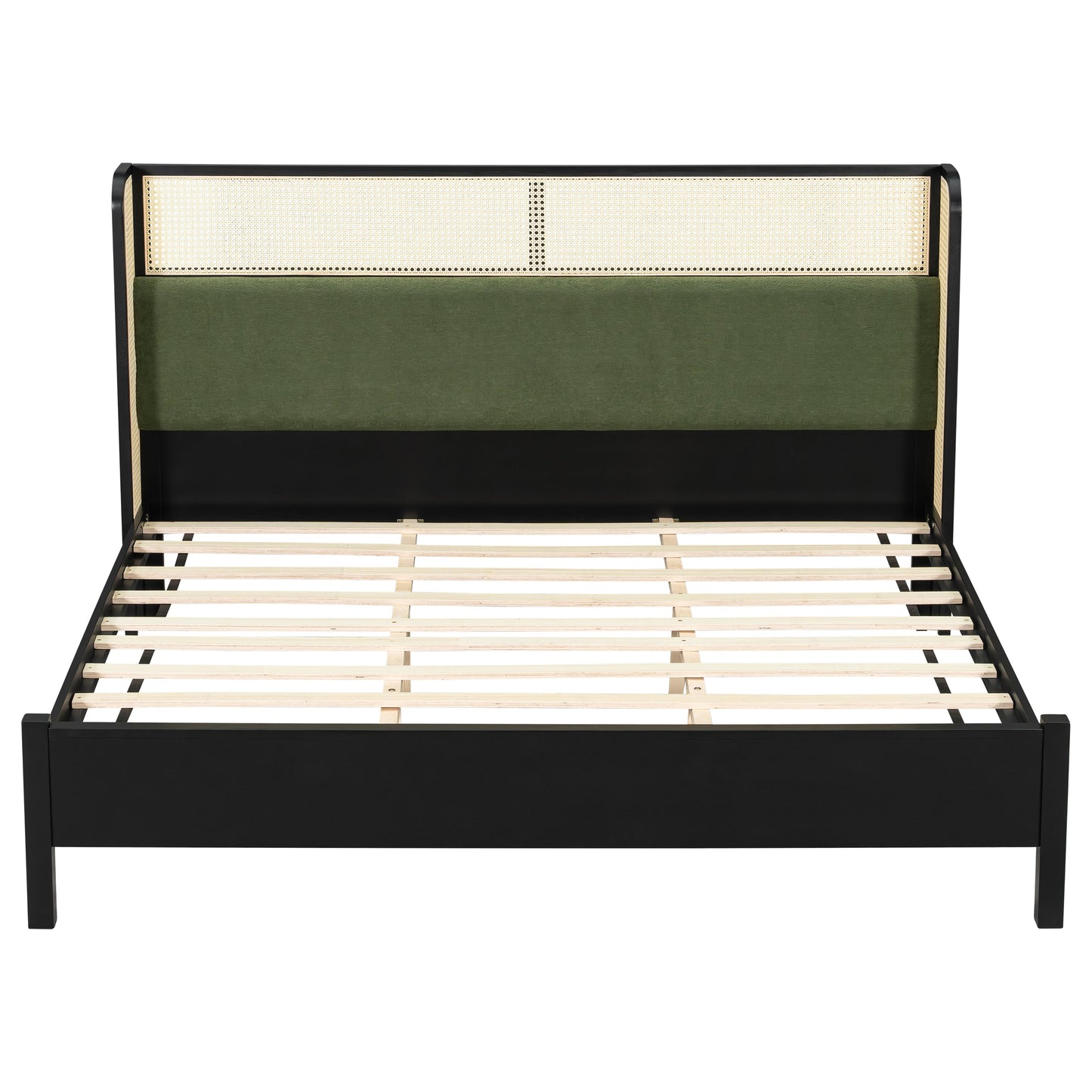 King Size Bed Frame in Black and Green