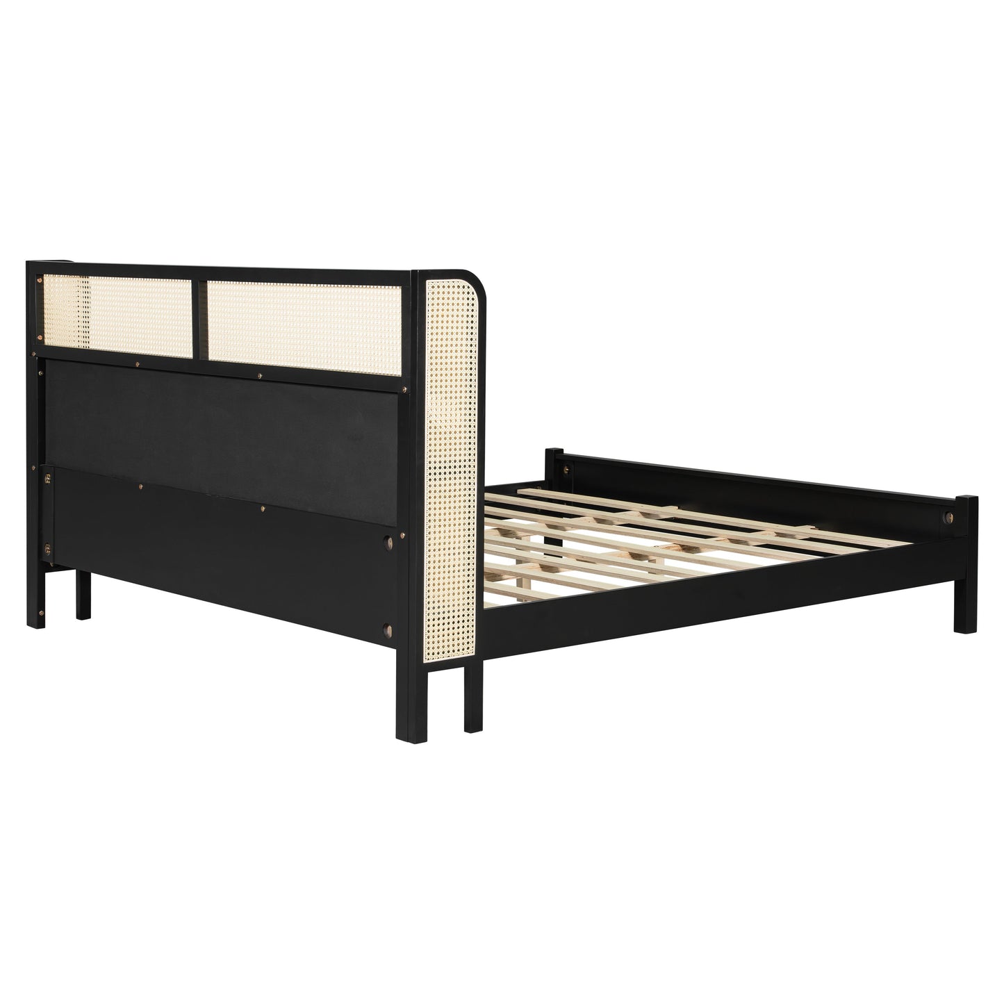 King Size Bed Frame in Black and Green