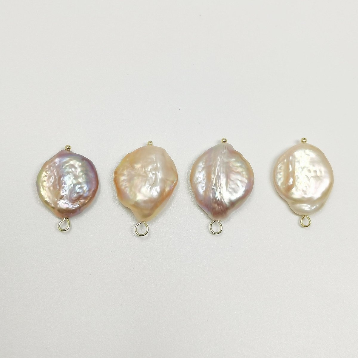 1pc Keishi Pearl Freeform Baroque pearl charms, Fresh water Pearl charms, Round Nugget pearl charm Bracelet Necklace Earring Charm