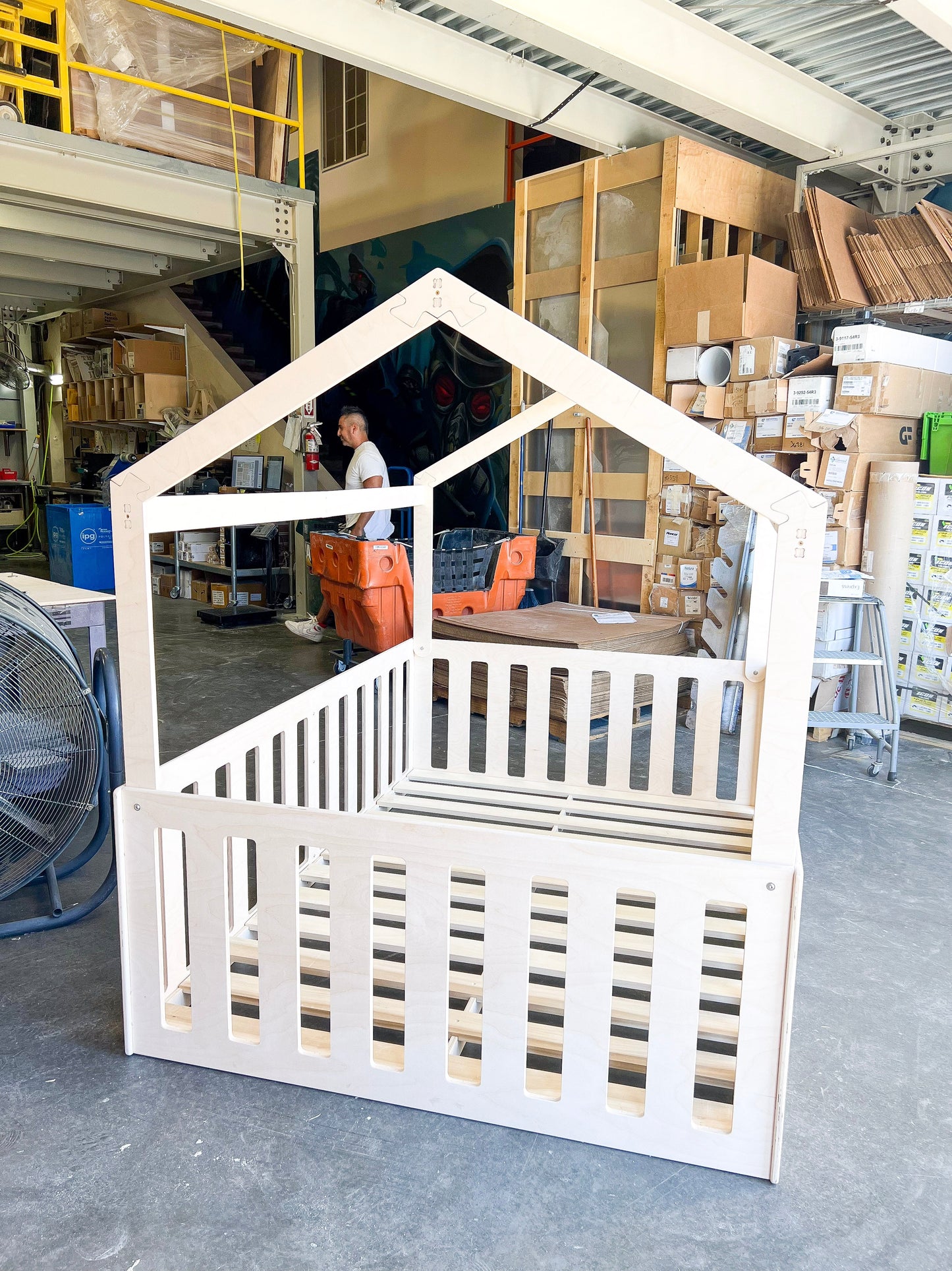 MIGUELITO- Twin Size House Bed