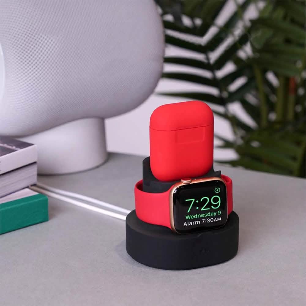 2-in-1 Appleシリコン充電スタンド