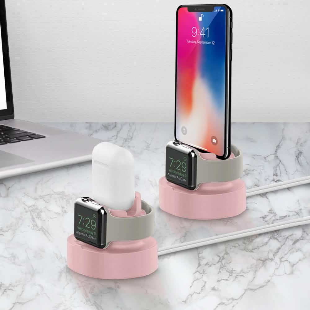 2-in-1 Appleシリコン充電スタンド