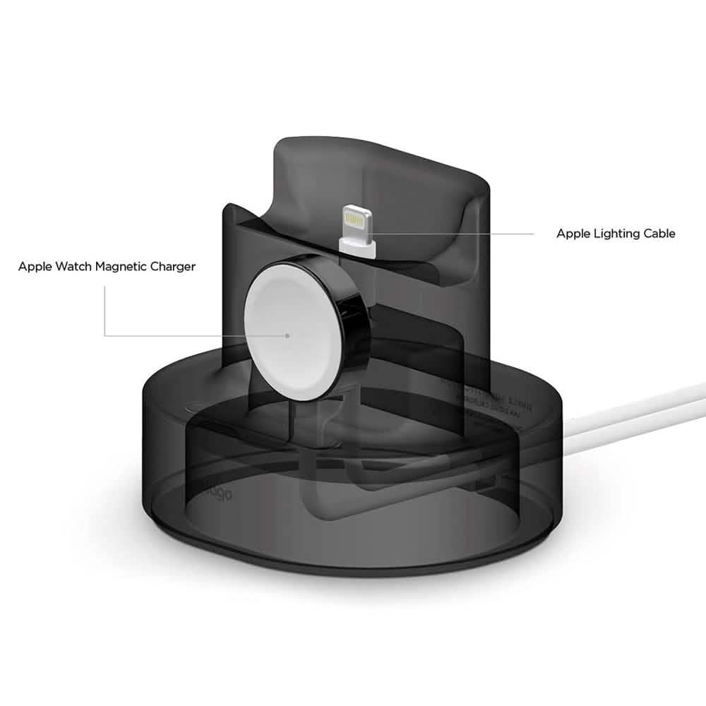 2-in-1 Appleシリコン充電スタンド