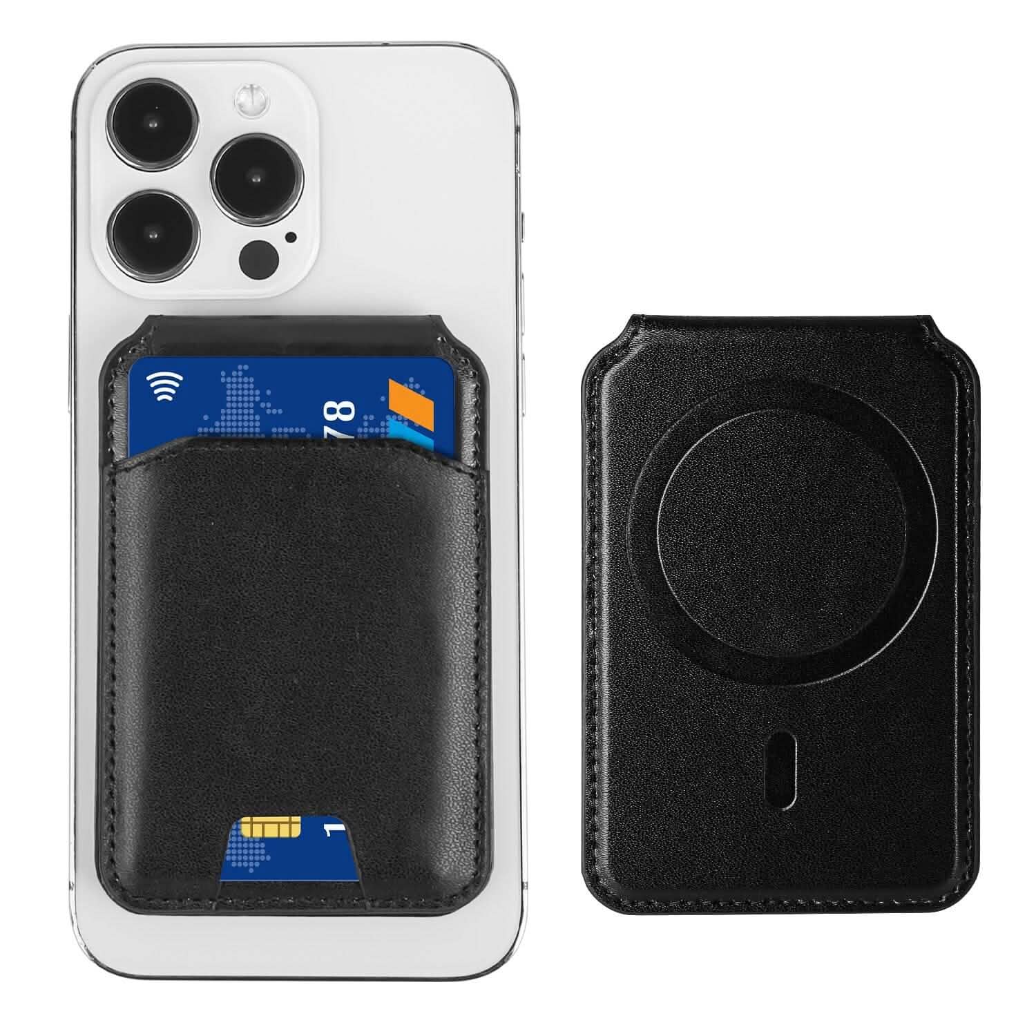 2-in-1 磁気カードウォレット付きスマホスタンド