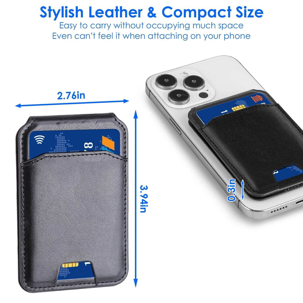 2-in-1 磁気カードウォレット付きスマホスタンド