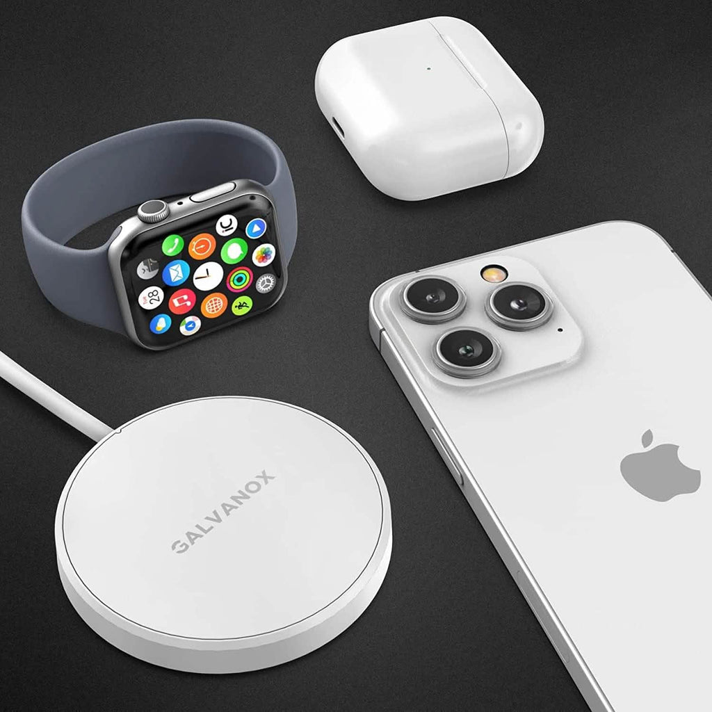 2-in-1 Magnetic Wireless Charger for Both Apple Watch and iPhone