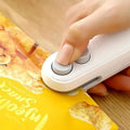2-in-1 Mini Bag Sealer For Snacks, USB Rechargeable Plastic Heat Sealer With Cutter