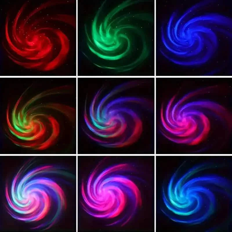 2-in-1 Northern Lights and Ocean Wave Projector with Enchanting Starry Sky Lights