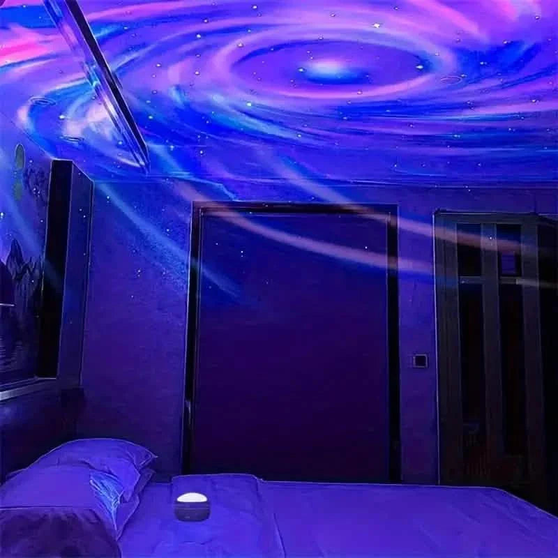 2-in-1 Northern Lights and Ocean Wave Projector with Enchanting Starry Sky Lights