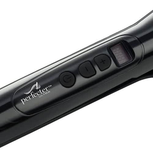 2-in-1 Perfecter Flat Iron Hair Straightener and Hot Round Brush