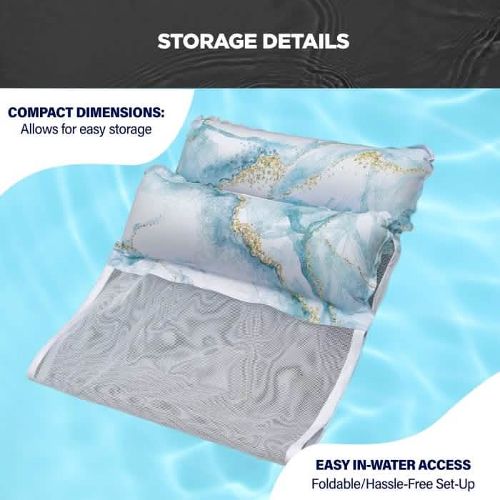 2-in-1 Pool Hammock  Lounger and Chair