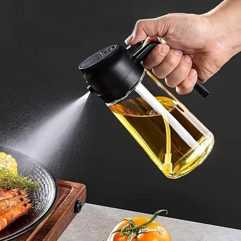 Pulvérisateur et distributeur d'huile portable 2-en-1