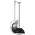 2-in-1 Toilet Plunger and Brush Combo Set with Ventilated Holder