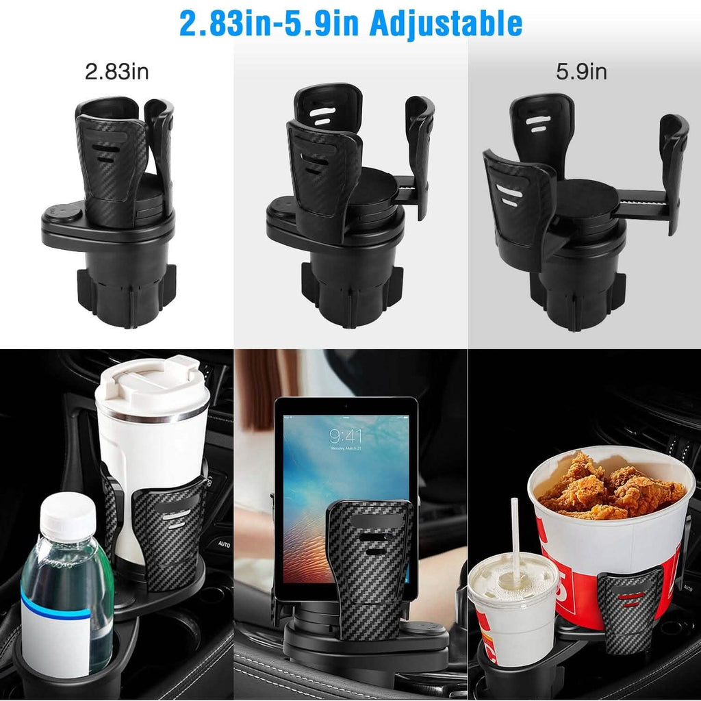 2-in-1 Universal Car Cup Mount Holder with Adjustable Base