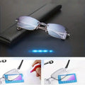 2-Pack: +100 Clear Lens Anti-Eyestrain Computer Unisex Glasses