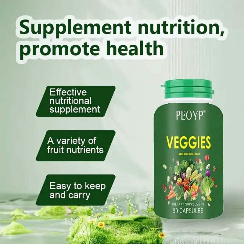 2-Pack: 100% Natural Fruits and Vegetables Supplement