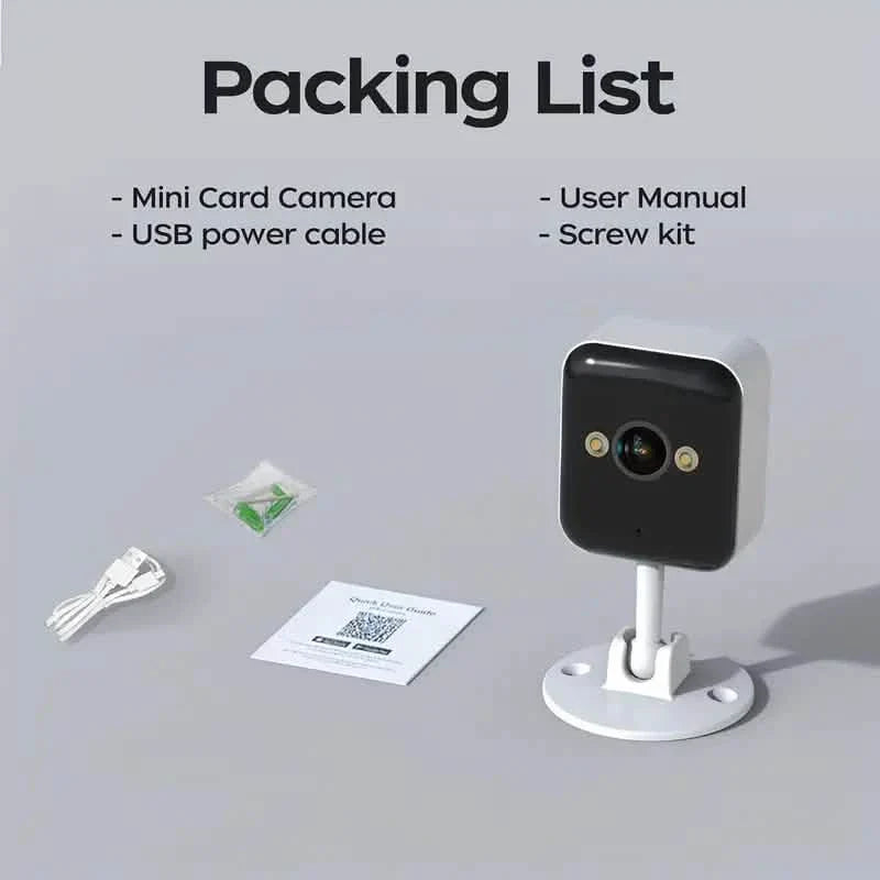 2-Pack: 1080P FHD Wireless Surveillance Camera, Full-Color Night Vision, Two-Way Voice & More