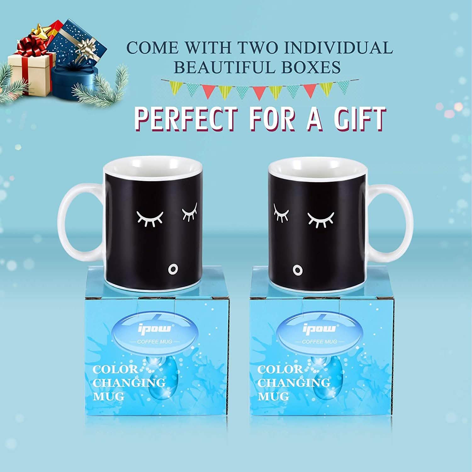 2-Pack: 12 Oz. Color Changing Magic Mug