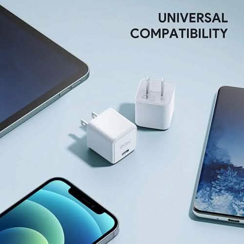 2-Pack: 20W iPhone Fast Charger Type C Wall Charging Adapter