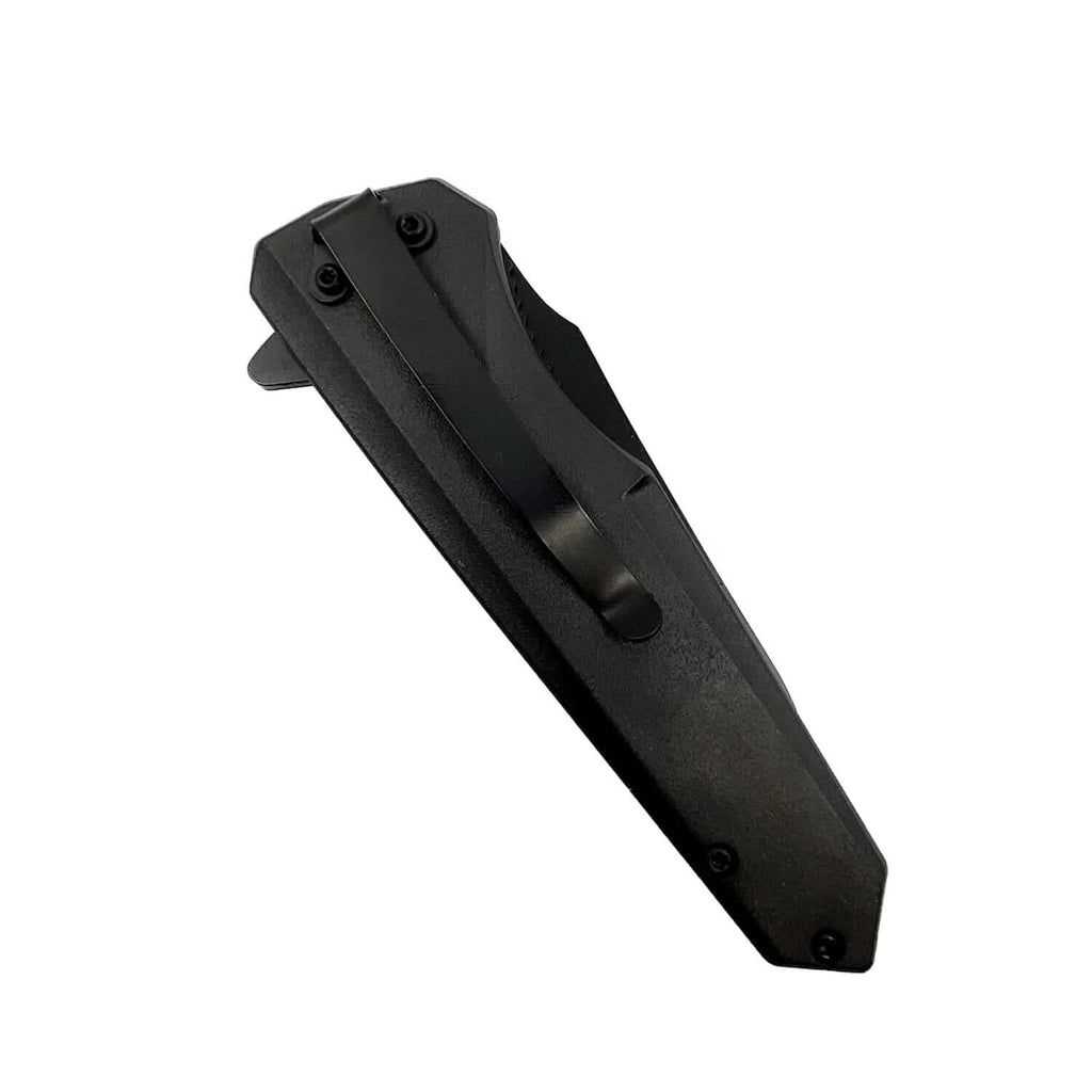 2-Pack: 3" Thin Blue Line Knife With ABS Handle