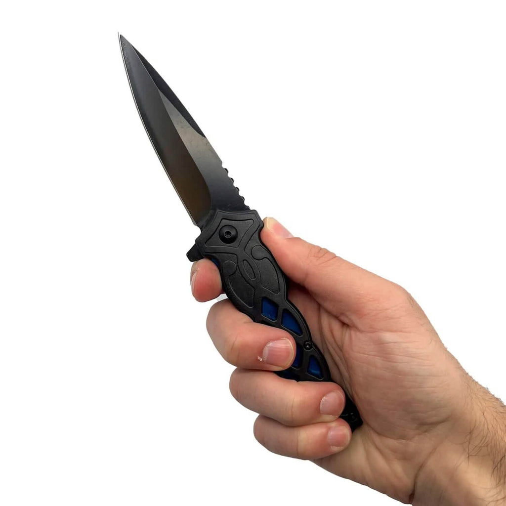 2-Pack: 3.75" Weave Pattern Knife with ABS Handle