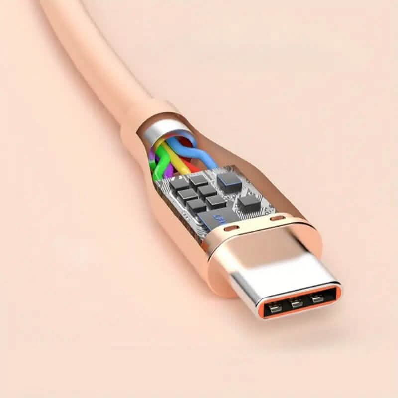 2個セット：3フィート USB to Type-C データケーブル 高速充電対応