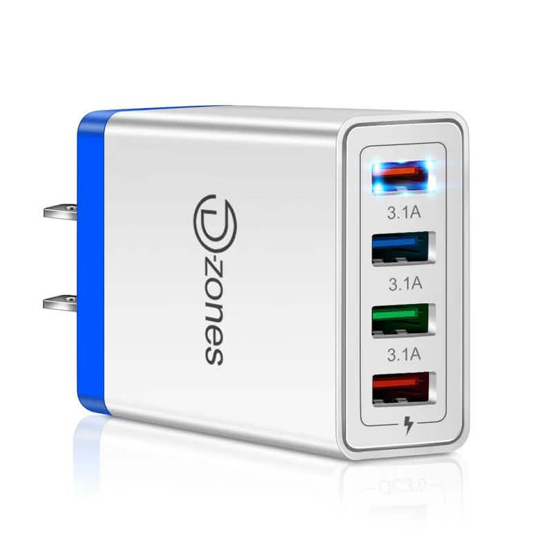 2-Pack: 4 Port High-Speed Wall Charger