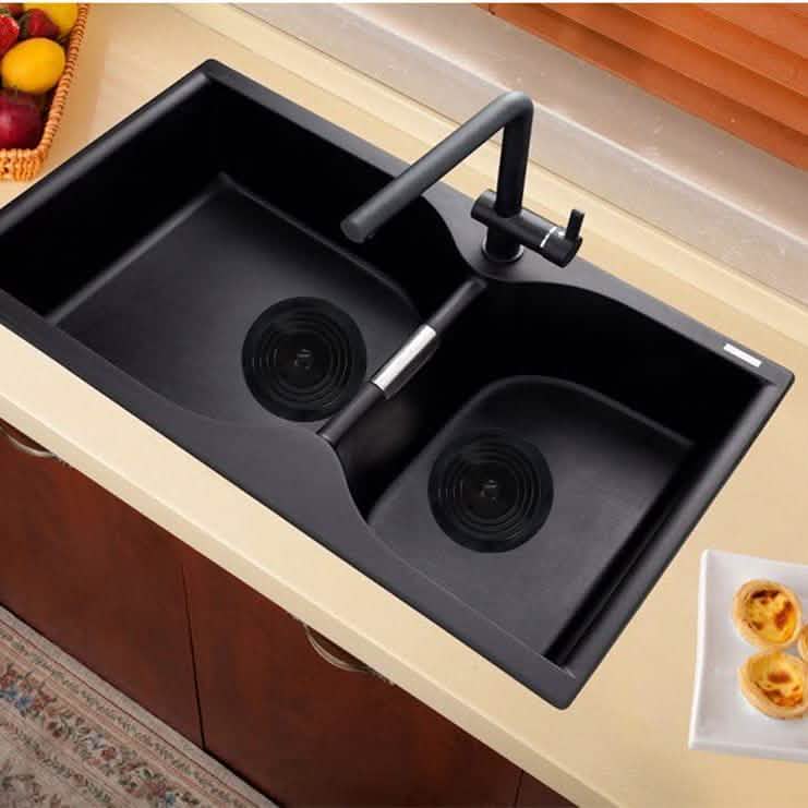 Lot de 2 : Bouchon de vidange plat en silicone de 15 cm avec ventouse pour retenir les cheveux