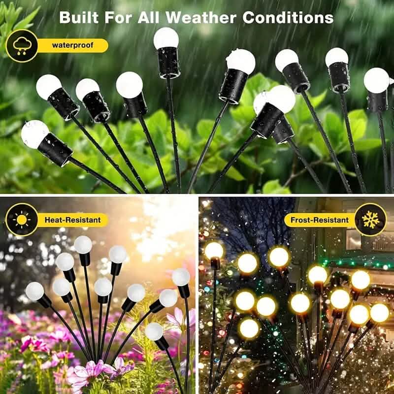 2-Pack: 12-LED Solar Garden Lights