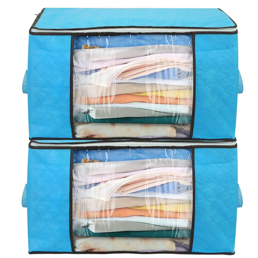 2-Pack: 90L Large Capacity Foldable Closet Organizer