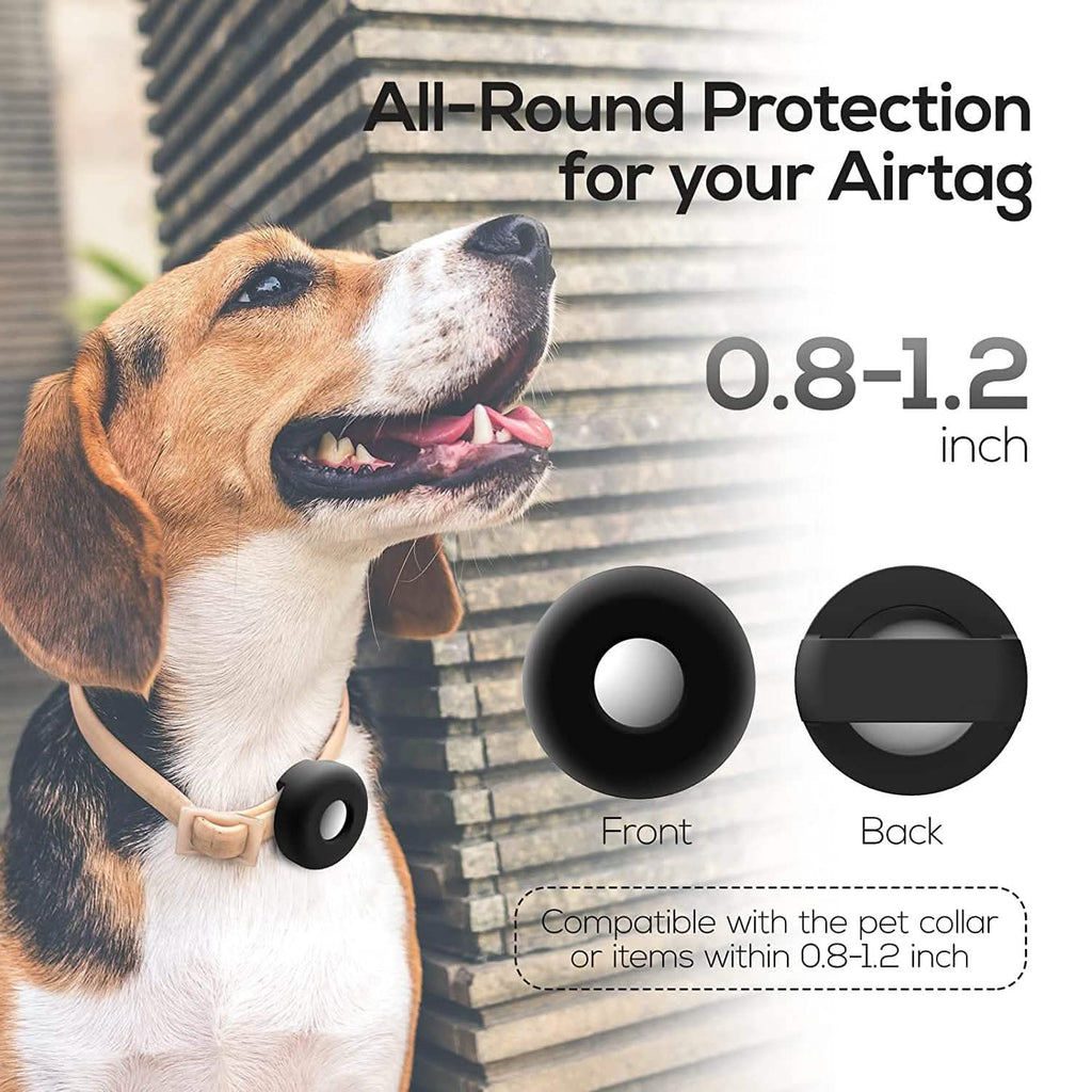 2個セット：AirTag犬用首輪ホルダー