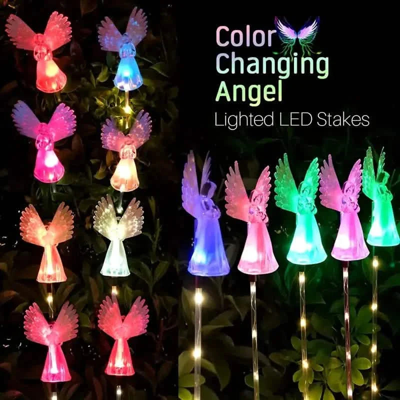 2-Pack: Angel Solar Garden Lights