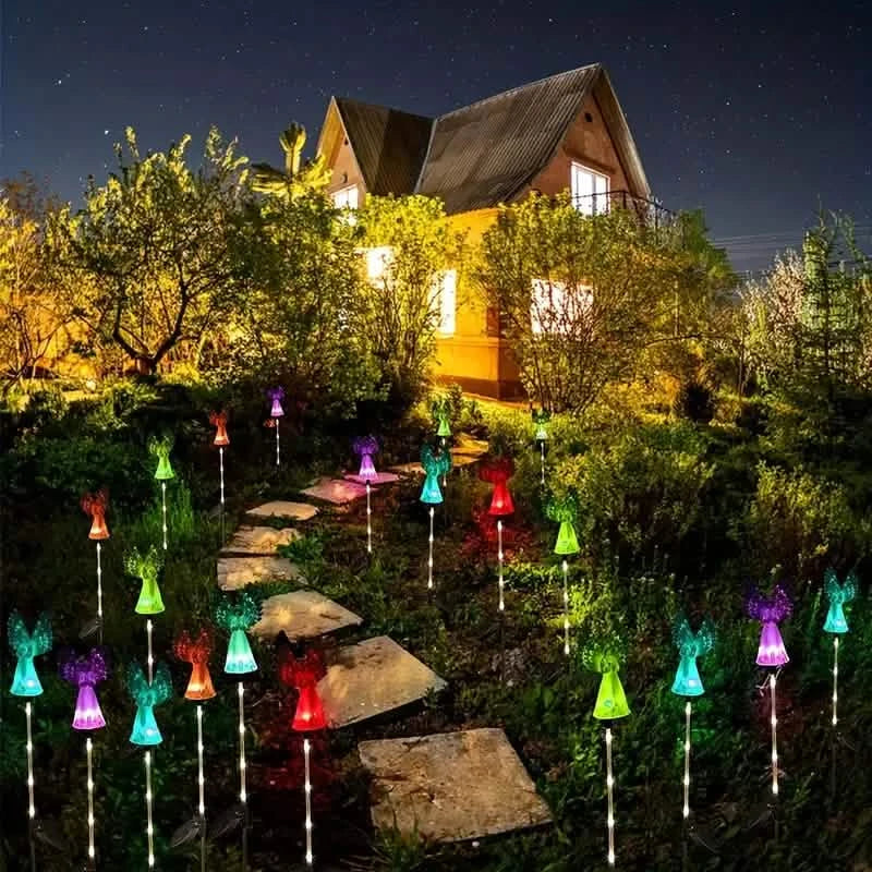 2-Pack: Angel Solar Garden Lights