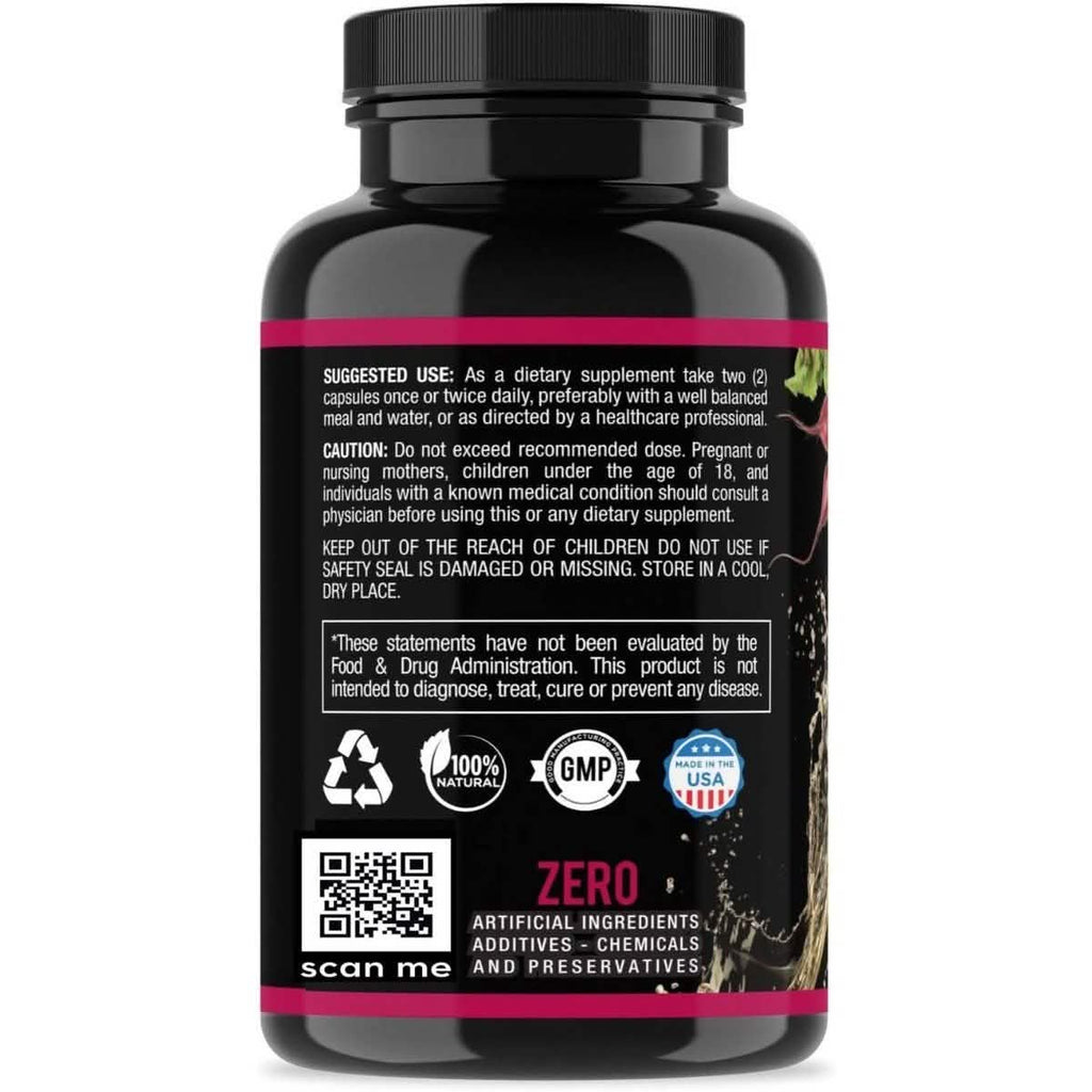 2パック: Angry Supplements アップルサイダービネガー＋ビートルート＆ターメリック＆ジンジャーカプセル