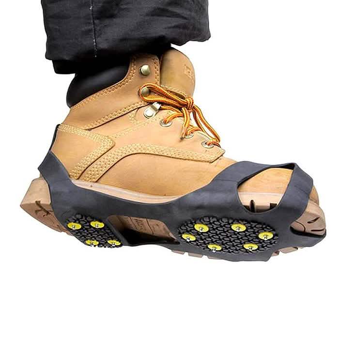 Paquet de 2 : Crampons antidérapants amovibles pour glace